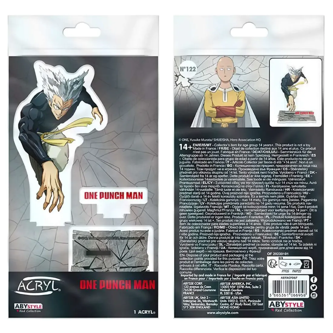 Акриловая фигурка One Punch Man Acryl Garoh X2 ABYACF122