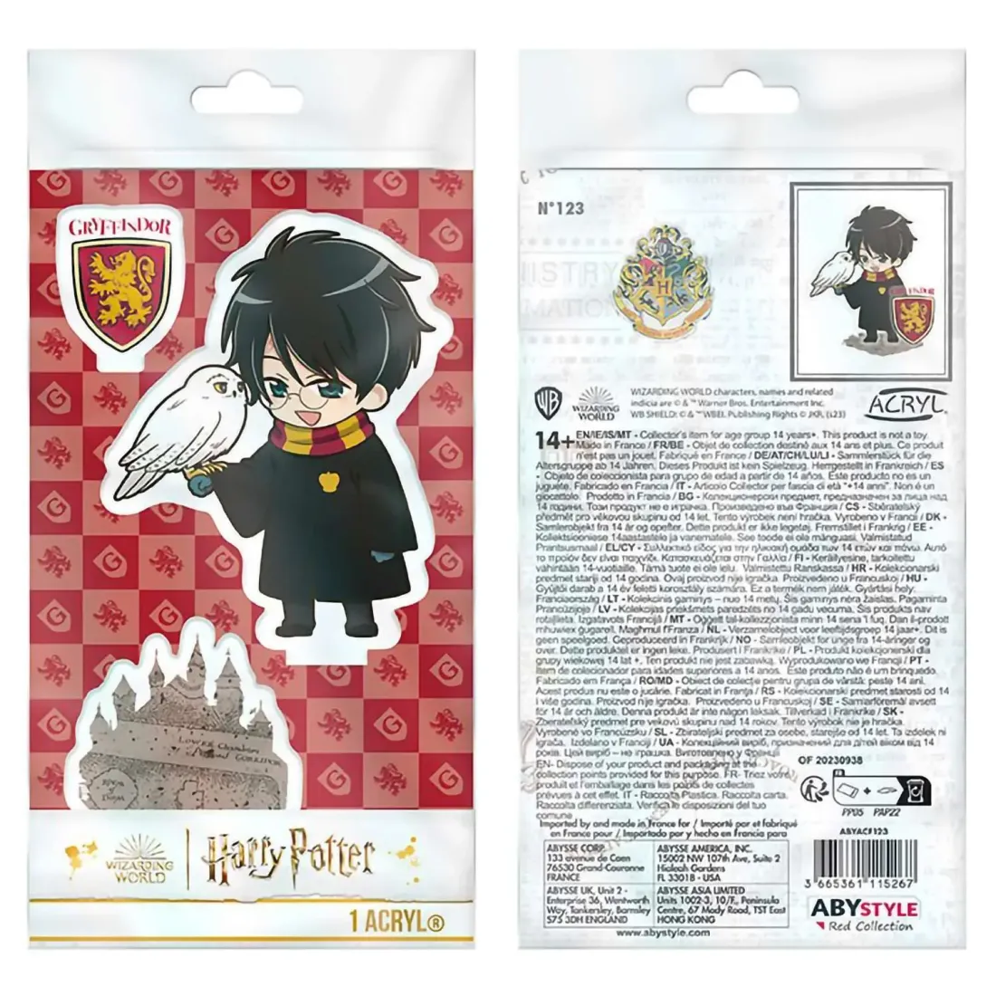 Акриловая фигурка Harry Potter Acryl Harry & Hedwig X2 ABYACF123