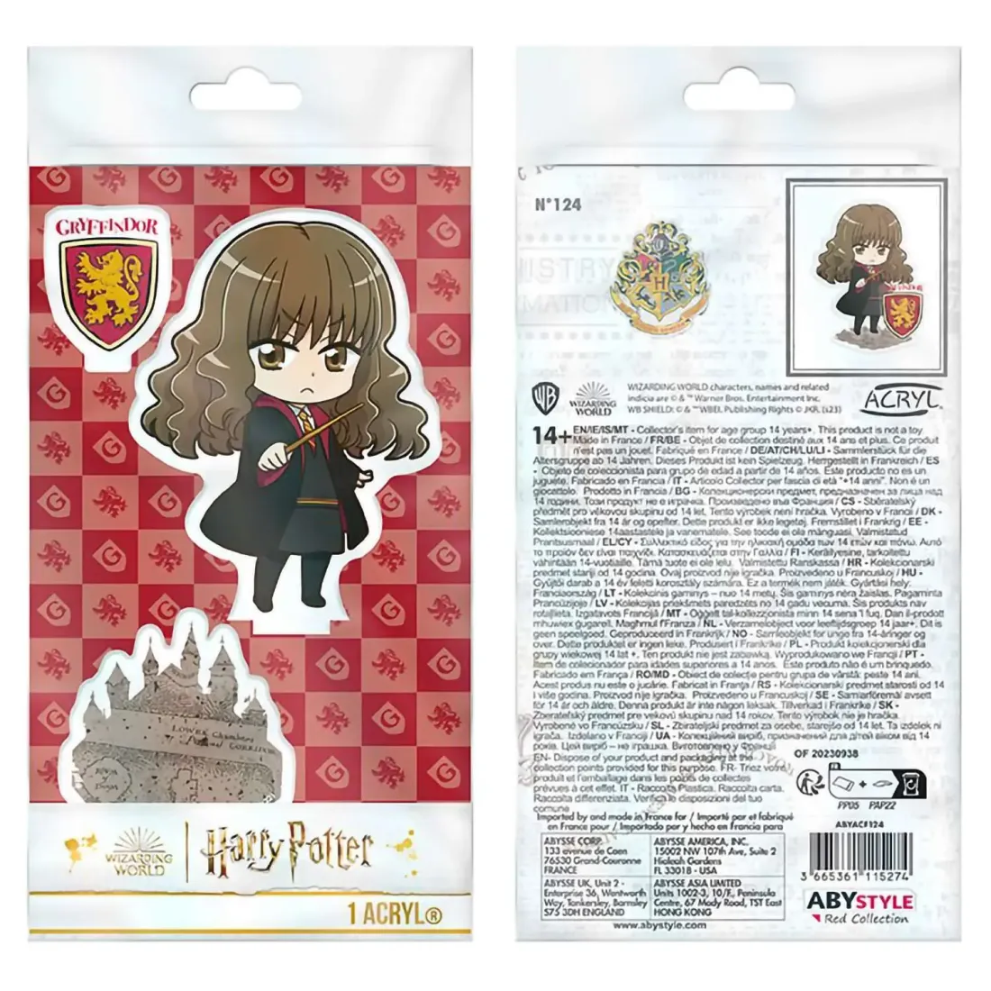 Акриловая фигурка Harry Potter Acryl Hermione X2 ABYACF124