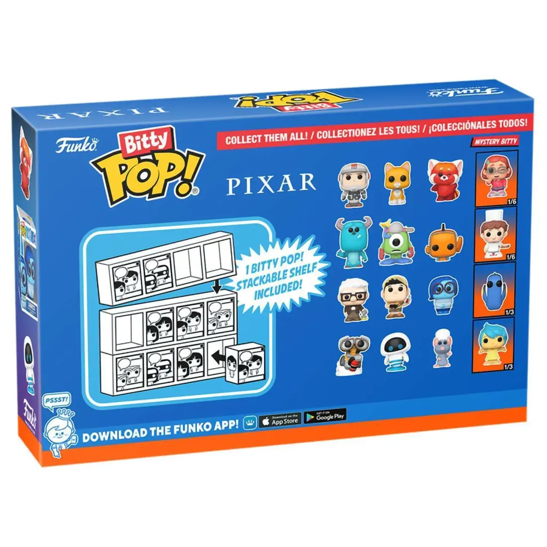 Фигурка Funko Bitty POP! Pixar Carl+Russell+Sadness+Mystery (1 of 4) 4PK​ 75468