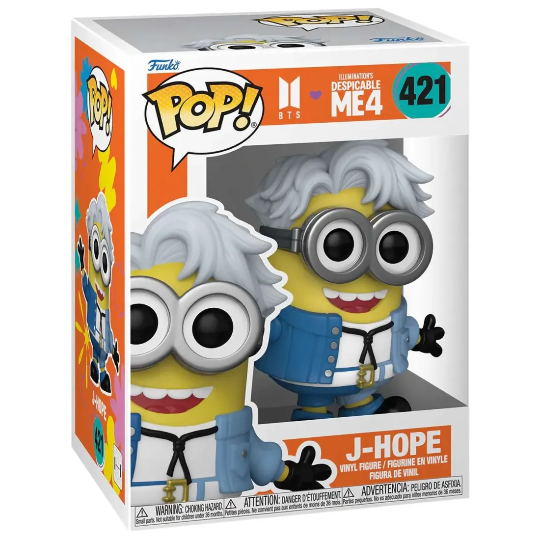 Фигурка Funko POP! Rocks BTS X Despicable Me 4 J-Hope (421) 85963