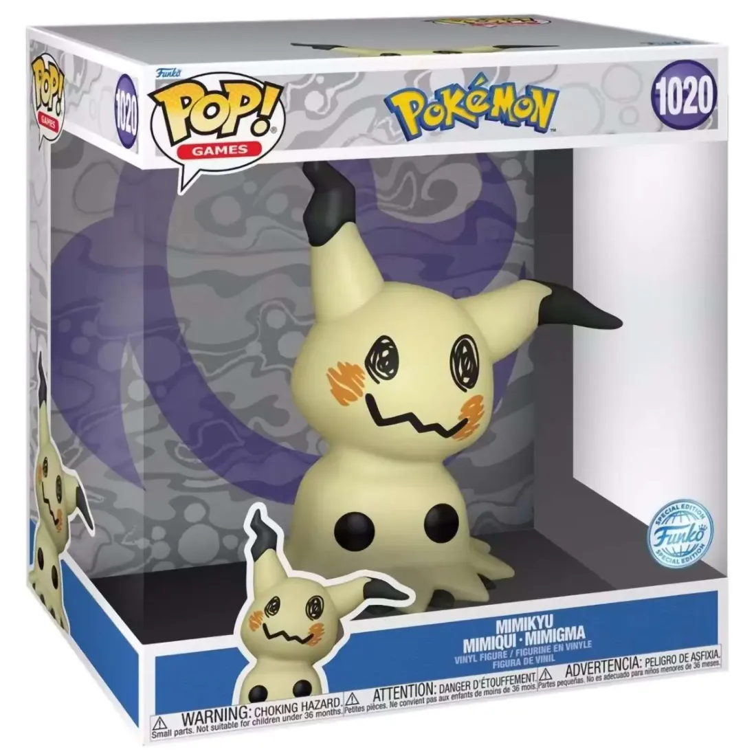 Фигурка Funko POP! Games Pokemon Mimikyu (Exc) 10" (1020) 81703
