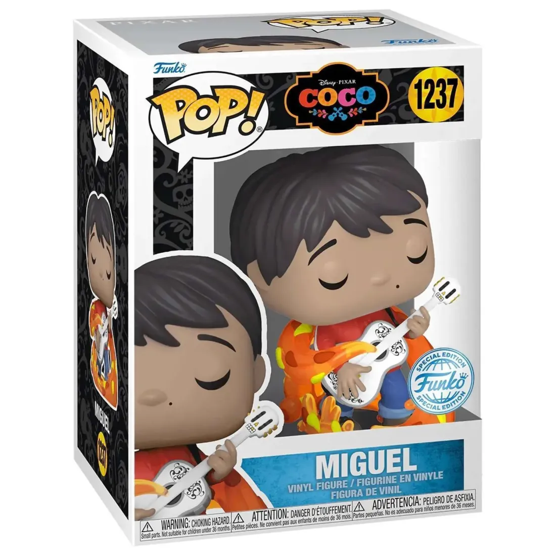 Фигурка Funko POP! Disney Coco Miguel w/guitar (GW) (Exc) (1237) 66371