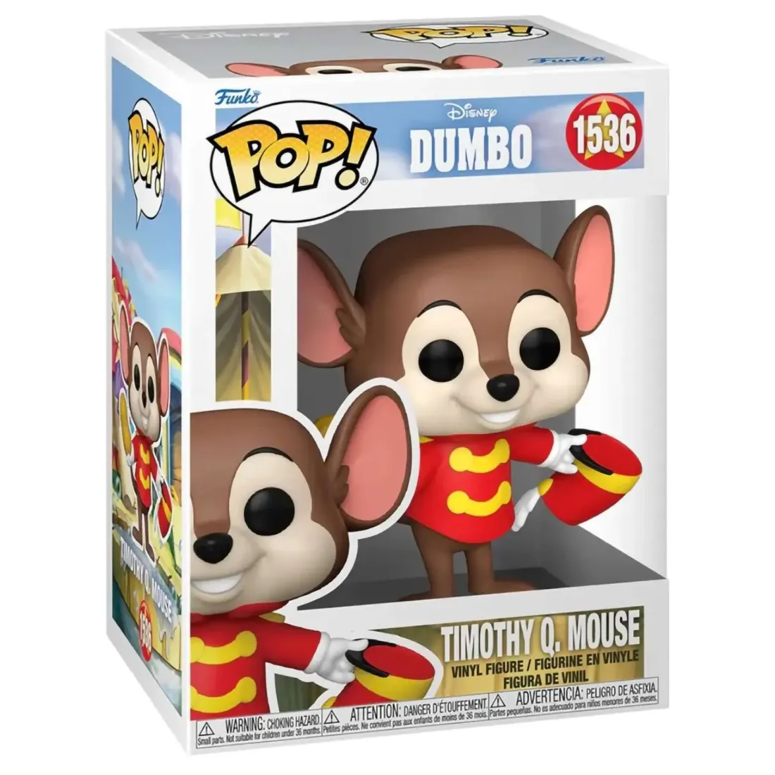 Фигурка Funko POP! Disney Dumbo S3 Timothy Q.Mouse (1536) 80208