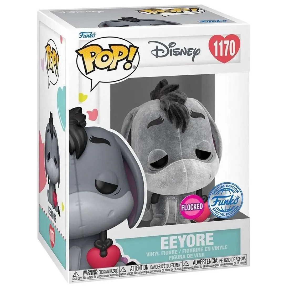Фигурка Funko POP! Disney Winnie the Pooh Eeyore w/Heart (FL) (Exc) (1170) 60312