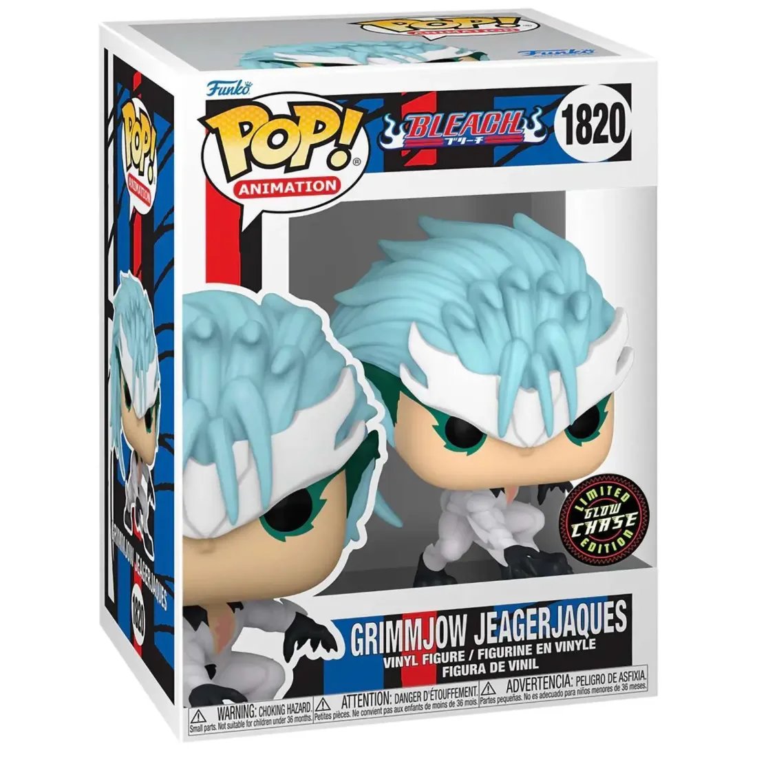 Фигурка Funko POP! Animation Bleach Grimmjow Jaggerjack w/(GW) Chase (1820) 80259