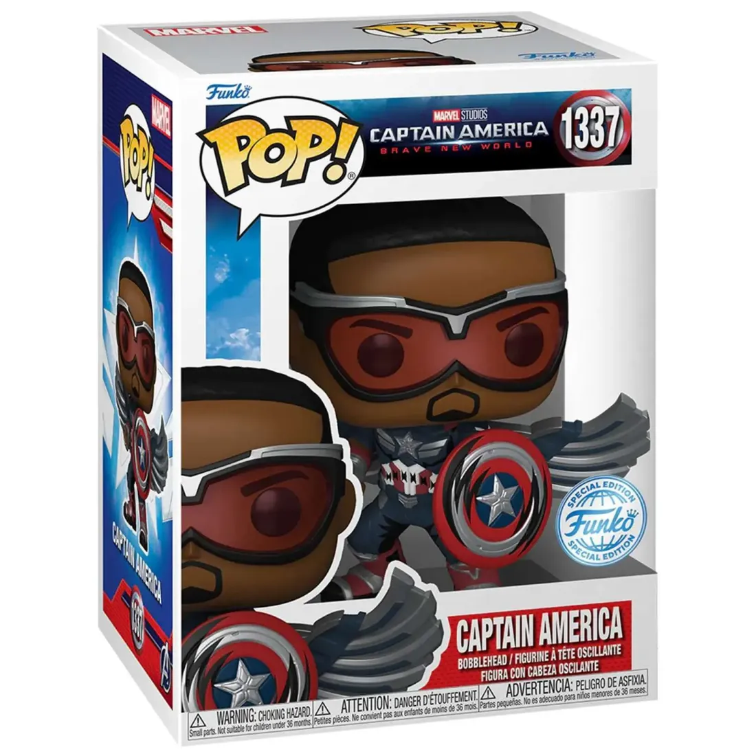 Фигурка Funko POP! Bobble Marvel Captain America BNW Captain America (Retro Comic)(Exc) (1337) 77488
