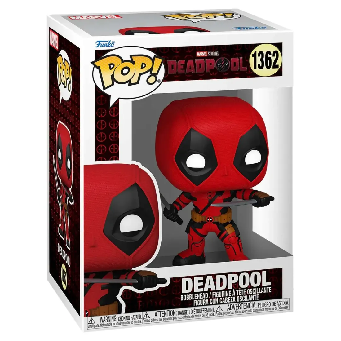 Фигурка Funko POP! Bobble Marvel Deadpool 3 Deadpool (1362) 79766
