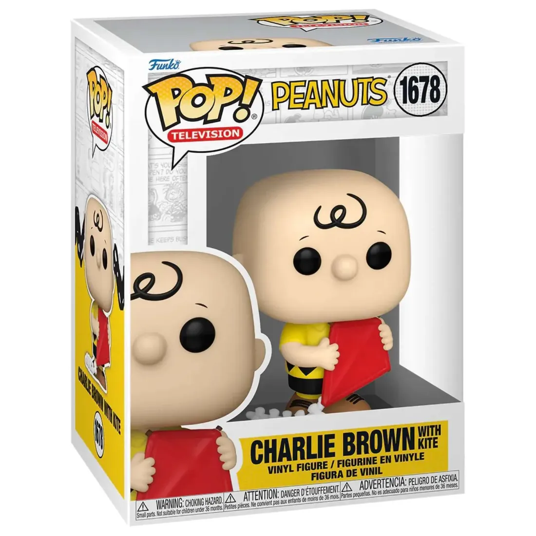 Фигурка Funko POP! TV Peanuts S7 Charlie Brown w/Kite (1678) 83506