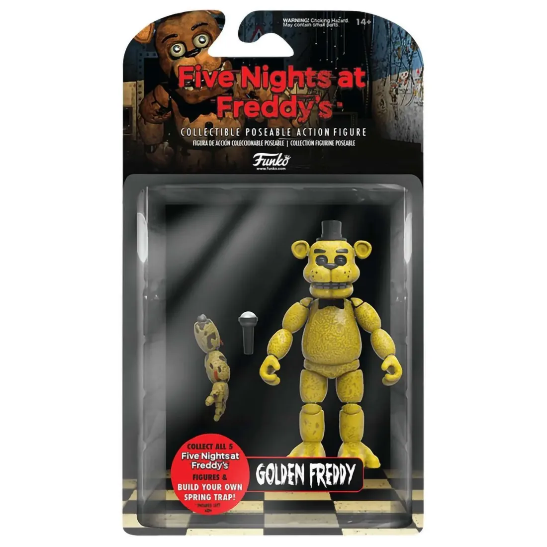 Фигурка Funko Action Figure FNAF Gold Freddy 8850