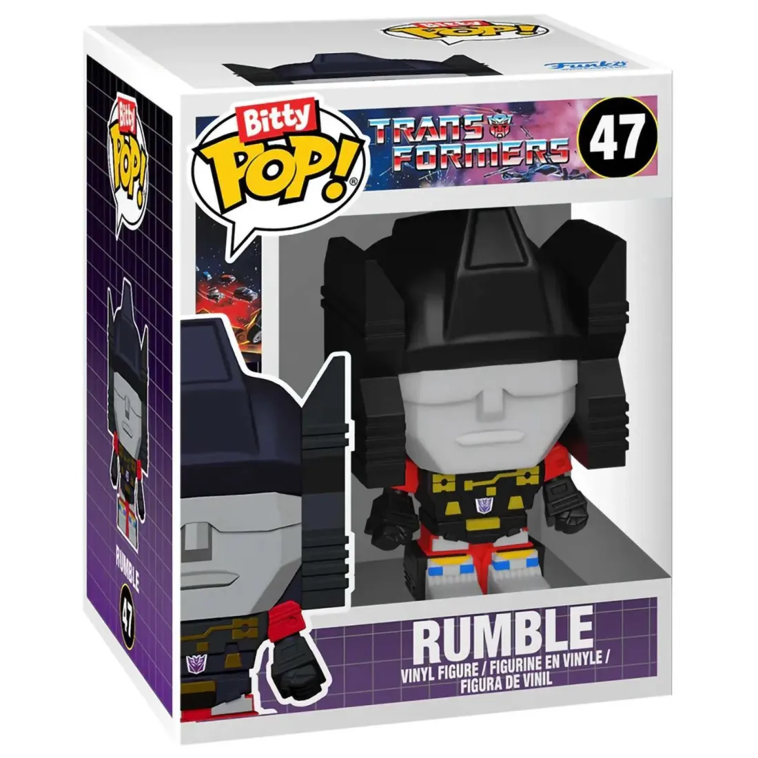Фигурка Funko Bitty POP! Bitty Bot Transformers Soundwave with Rumble 83643