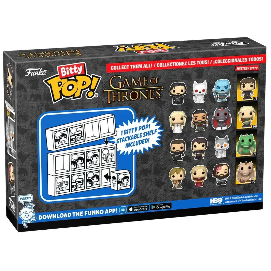 Фигурка Funko Bitty POP! Game of Thrones Daenerys+Khal Drogo+Drogon+Mystery (1 of 4) 4PK 83648