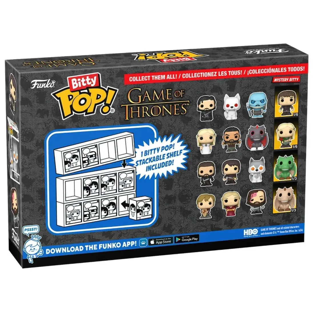 Фигурка Funko Bitty POP! Game of Thrones Tyrion+Cersei+The Hound+Mystery (1 of 4) 4PK 83650