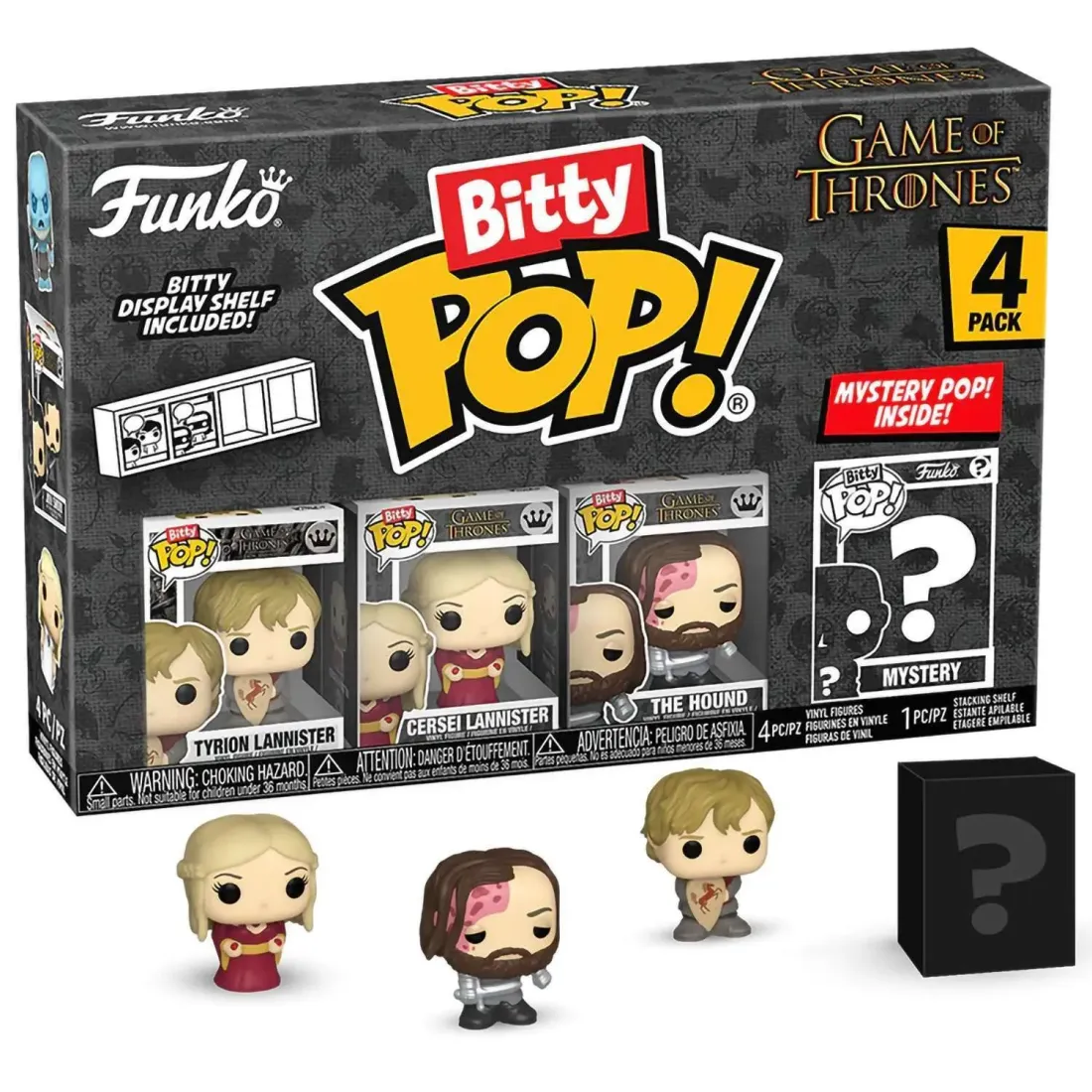 Фигурка Funko Bitty POP! Game of Thrones Tyrion+Cersei+The Hound+Mystery (1 of 4) 4PK 83650