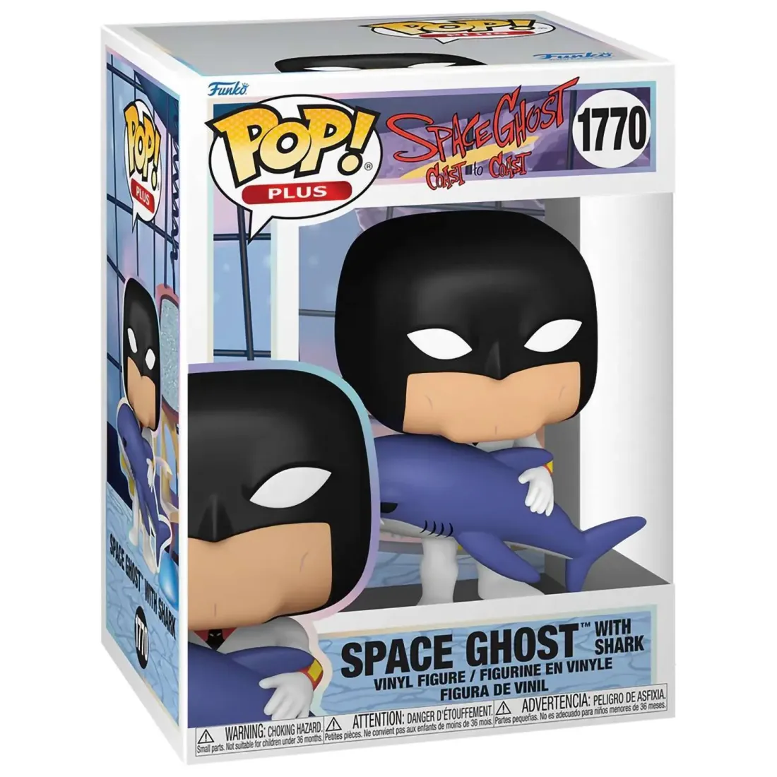 Фигурка Funko POP! Plus Space Ghost Coast to Coast Space Ghost with Shark (1770) 83764