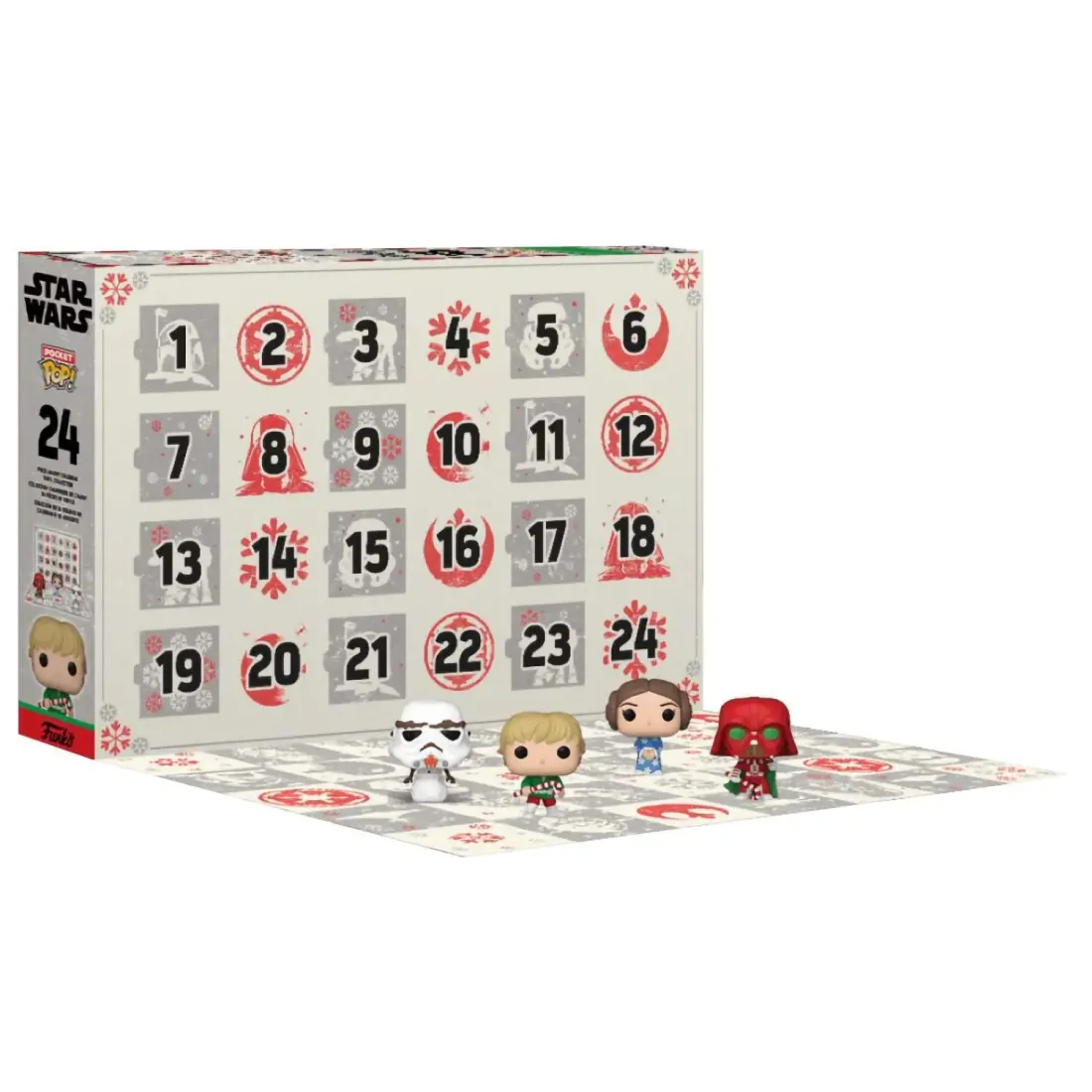 Набор подарочный Funko Advent Calendar Star Wars Holiday 2022 (Pkt POP) 24 фигурки 62090