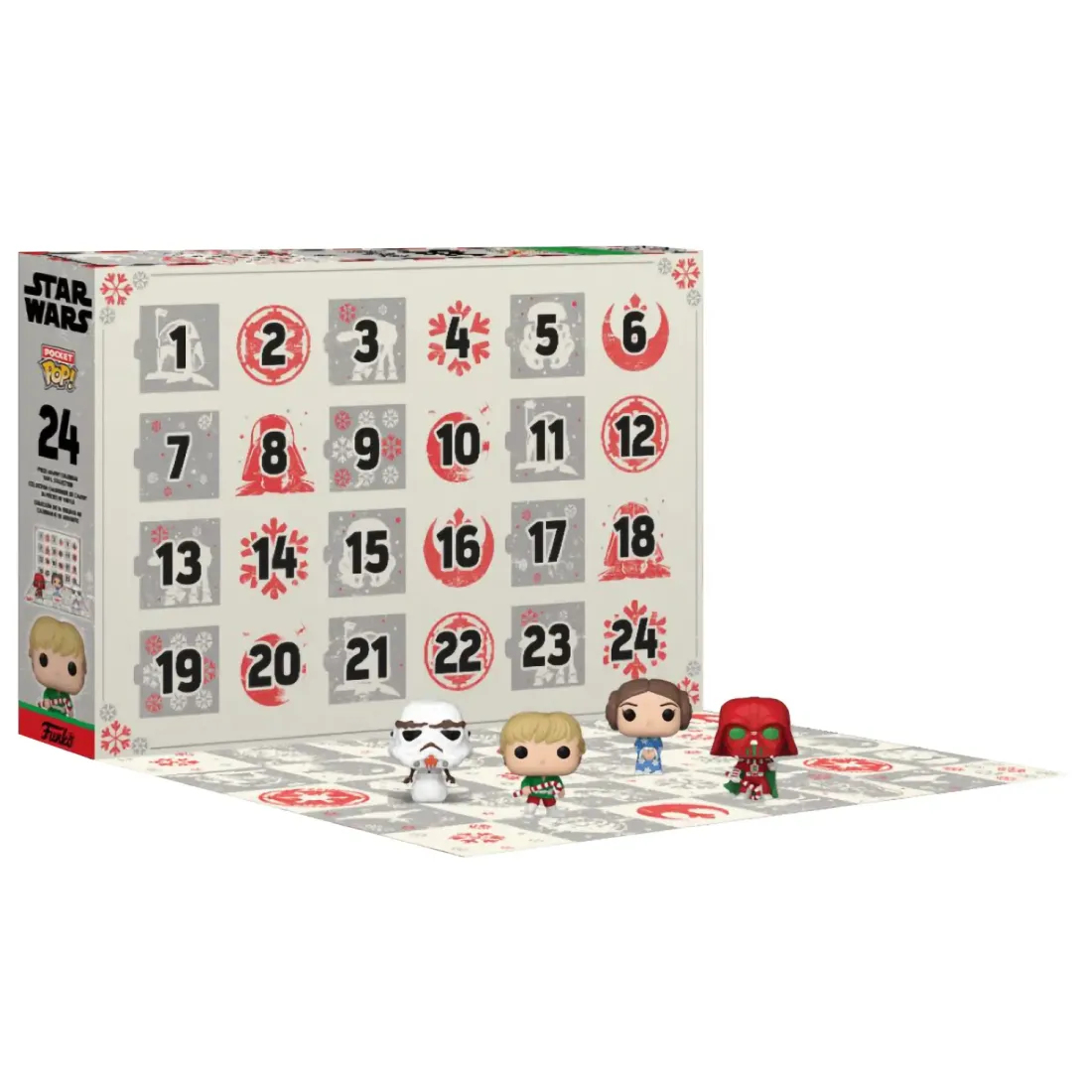 Набор подарочный Funko Advent Calendar Star Wars Holiday 2022 (Pkt POP) 24 фигурки 62090