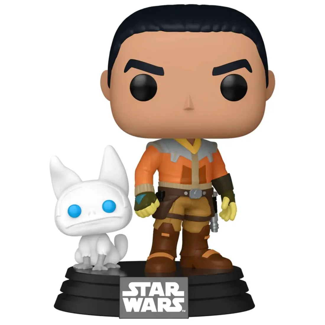 Фигурка Funko POP! Bobble Star Wars Rebels S2 Ezra Bridger w/Loth-Cat (Exc) (756) 84429
