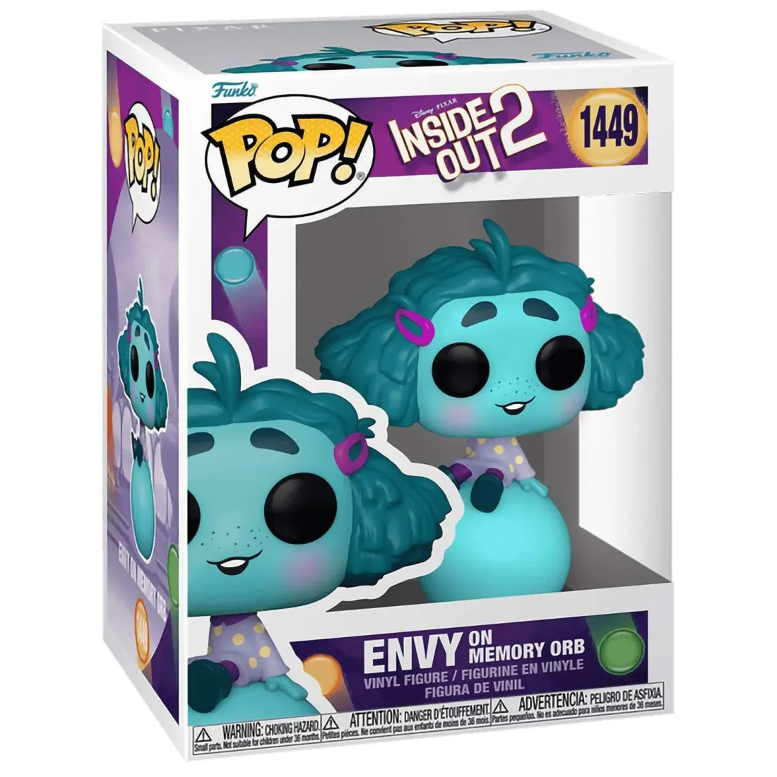 Фигурка Funko POP! Disney Inside Out 2 Envy (On Memory Orb) (1449) 75998
