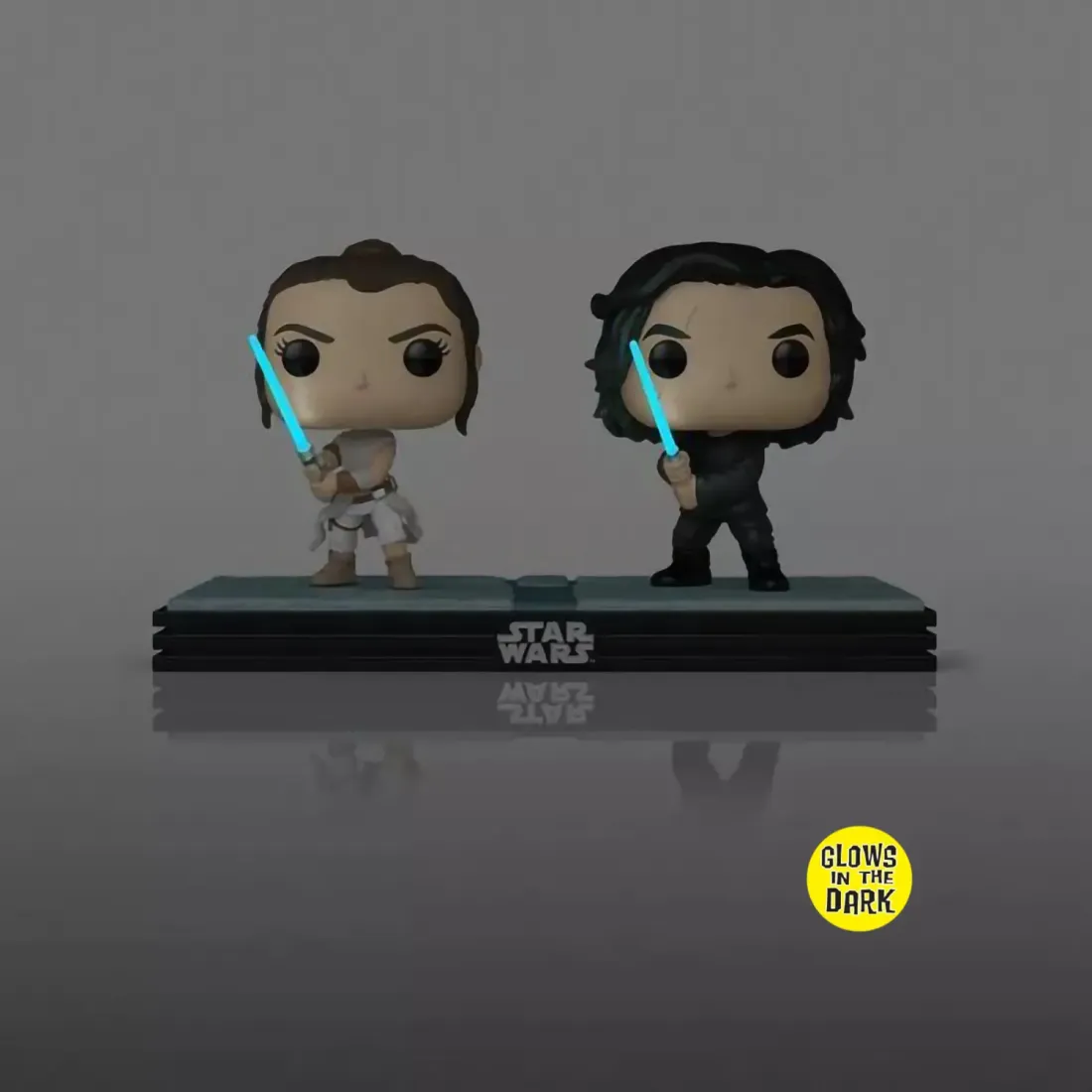 Фигурка Funko POP! Moment Bobble Star Wars Rey & Kylo Ren (GW) (Exc) (758) 85182