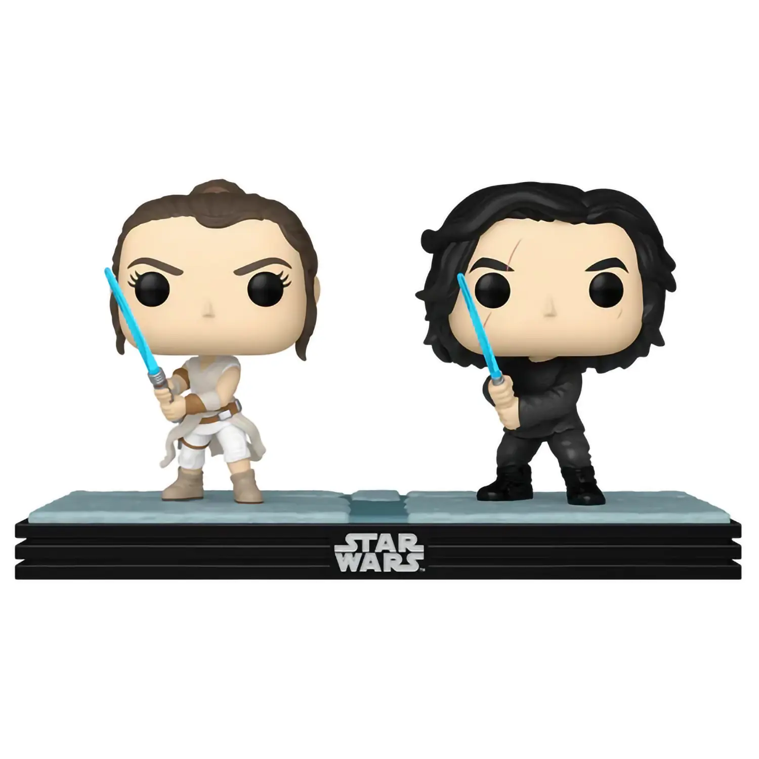 Фигурка Funko POP! Moment Bobble Star Wars Rey & Kylo Ren (GW) (Exc) (758) 85182