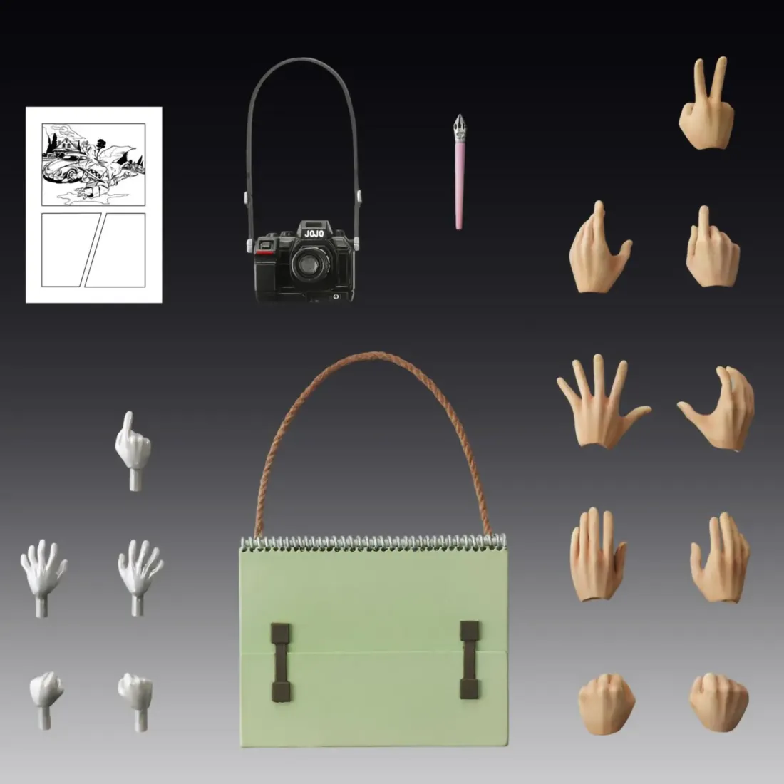 Фигурка аниме Рохан Кишибе и Heaven\'s Door JoJo\'s Bizarre Adventure Medicos Super Action Statue Roha