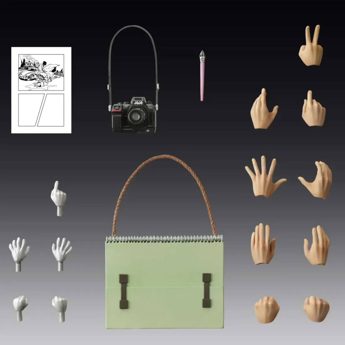 Фигурка аниме Рохан Кишибе и Heaven\'s Door JoJo\'s Bizarre Adventure Medicos Super Action Statue Roha