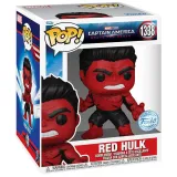Фигурка Funko POP! Bobble Marvel Captain America BNW Red Hulk (Retro Comic Deco) (Exc) (1338) 77489