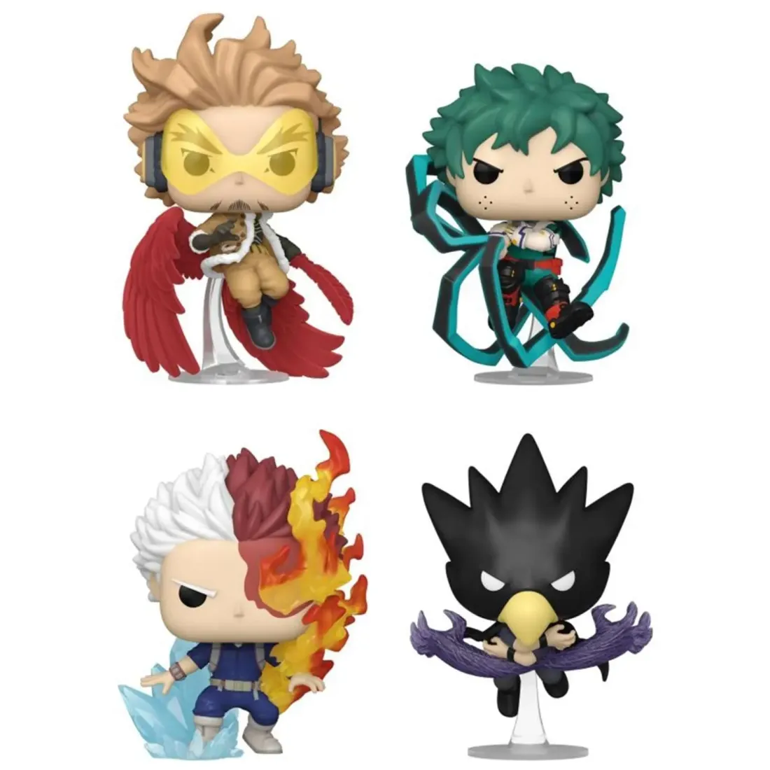 Фигурка Funko POP! Animation My Hero Academia Hawks/Izuku/Shoto/Fumikage (FL) (Exc) 4PK 78045