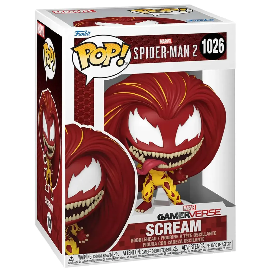 Фигурка Funko POP! Bobble Marvel Games Spider-Man 2 Scream (1026) 80329