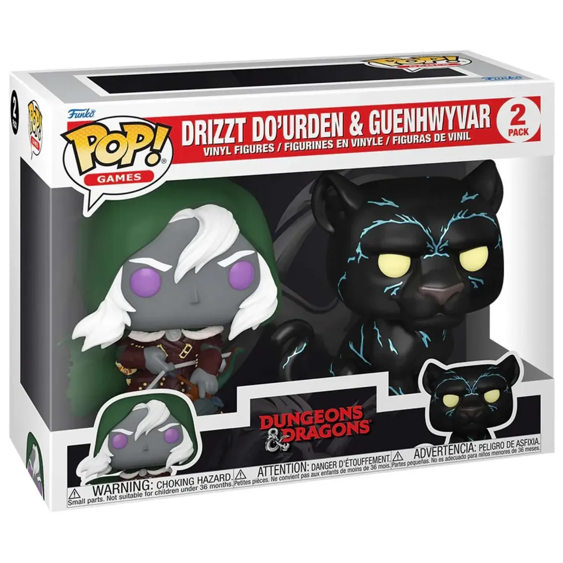 Фигурка Funko POP! Games D&D S2 Drizzt and Guenhwyvar 2PK 83721