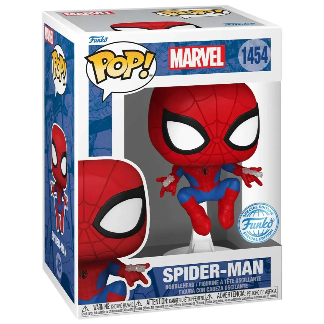 Фигурка Funko POP! Bobble Marvel Spider-Man Spider-Man (Swinging) (Exc) (1454) 85243