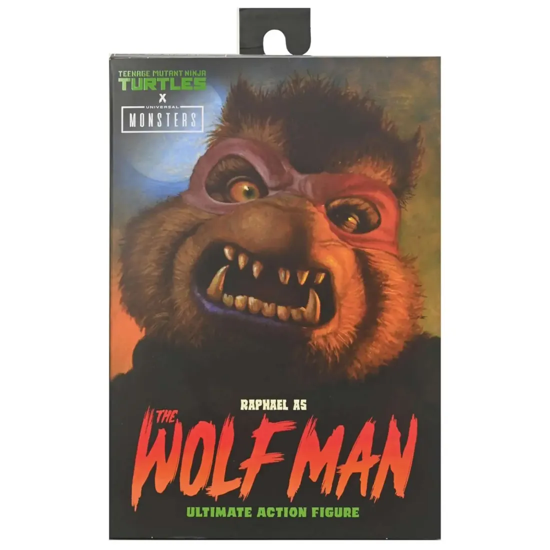 Фигурка Монстры Универсал x Черепашки-ниндзя Raphael as The Wolfman 18см 634482543009