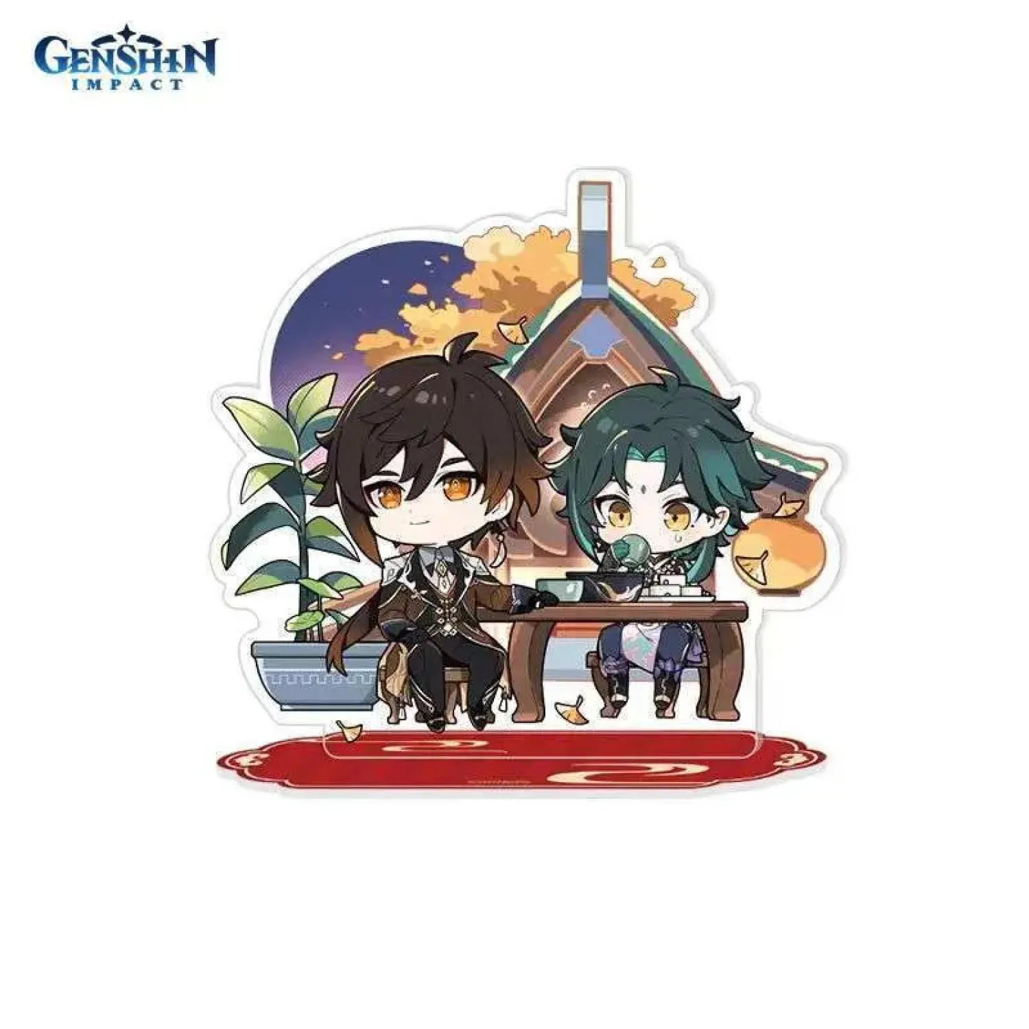 Акриловая фигурка Genshin Impact Сяо Xiao Жонгли Zhongli Fifth Day of Lunar New Year 6942421106487