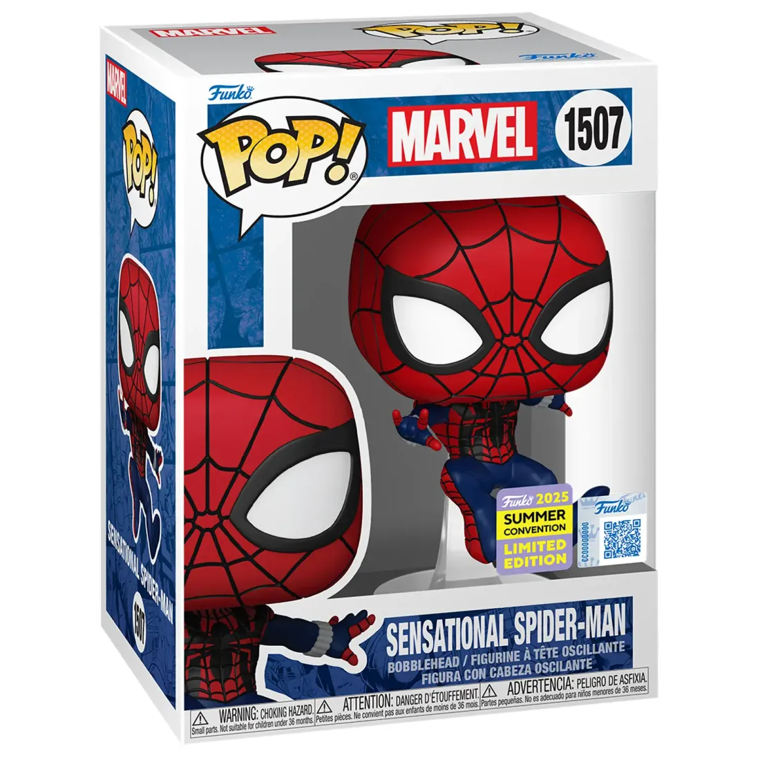 Фигурка Funko POP! Bobble Marvel Comics Sensational Spider-Man SDCC25 (Exc) (1507) 87951
