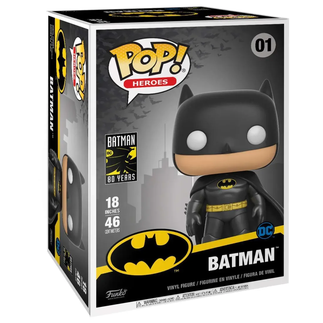 Фигурка Funko POP! Heroes DC Batman 80th Batman 18" (01) 42122