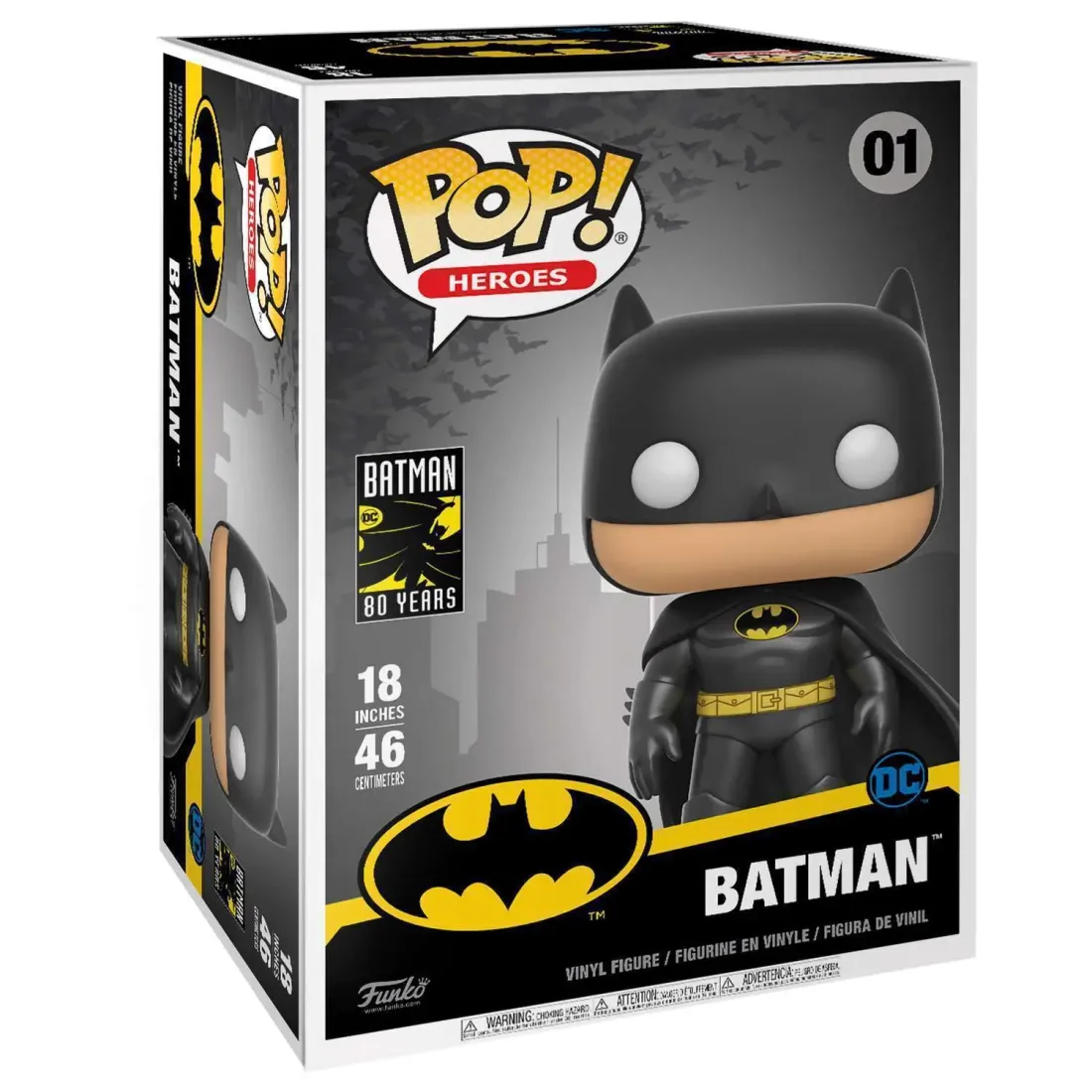 Фигурка Funko POP! Heroes DC Batman 80th Batman 18" (01) 42122