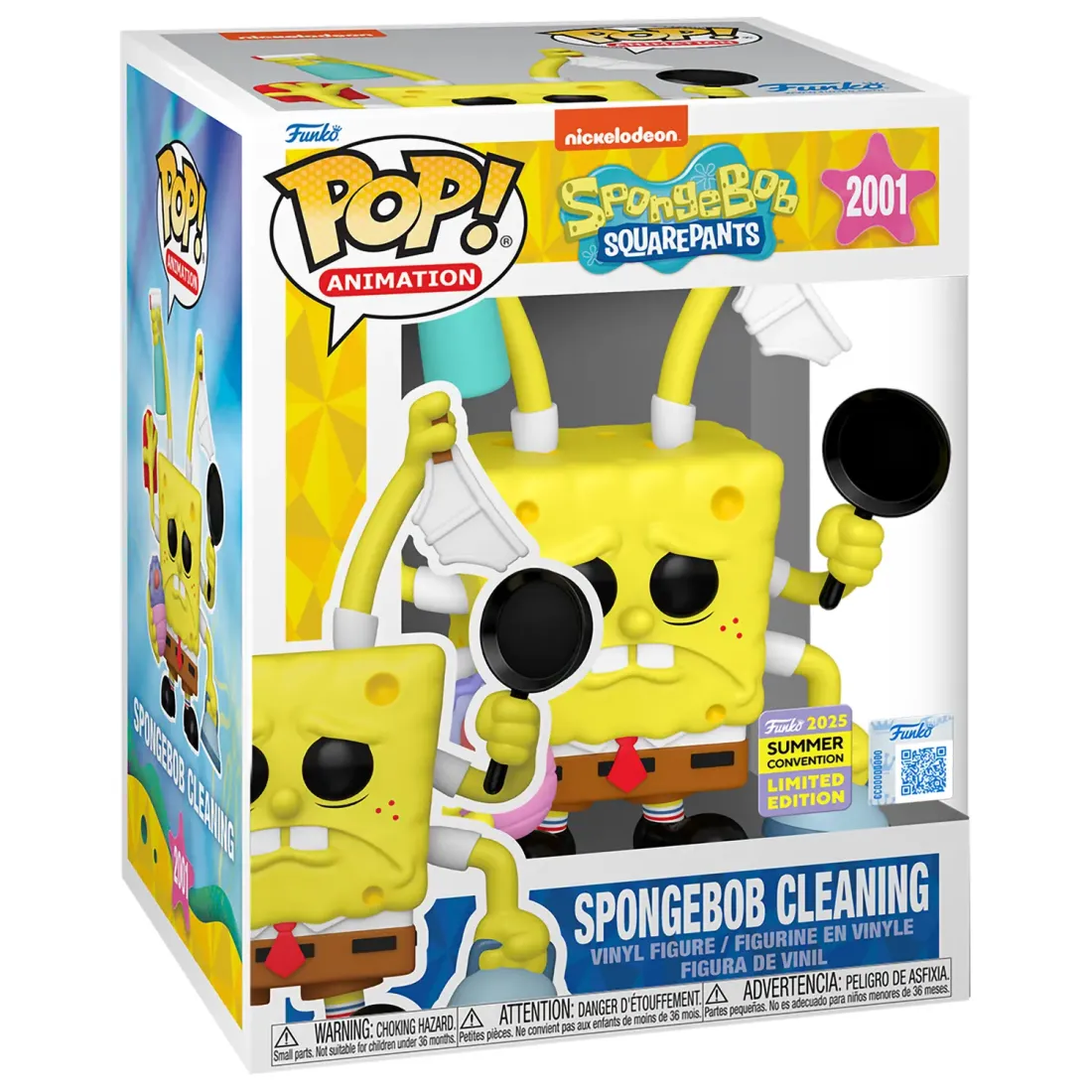 Фигурка Funko POP! Premium Animation Spongebob SquarePants Spongebob Cleaning SDCC25(Exc)(2001)87948