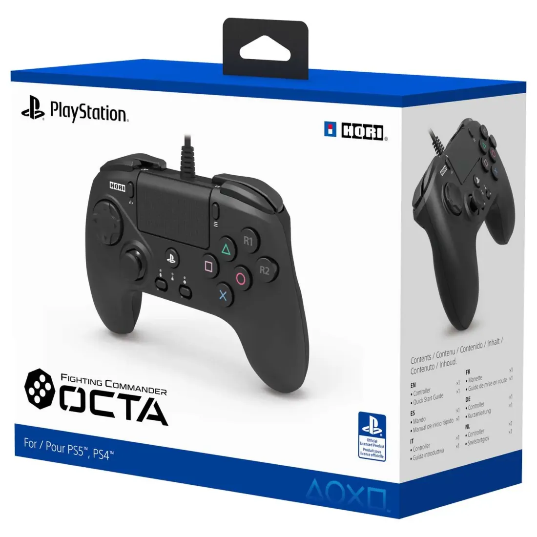 PS5/PS4 Геймпад Hori Fighting Commander OCTA PS5/PS4, ПК (SPF-023U)