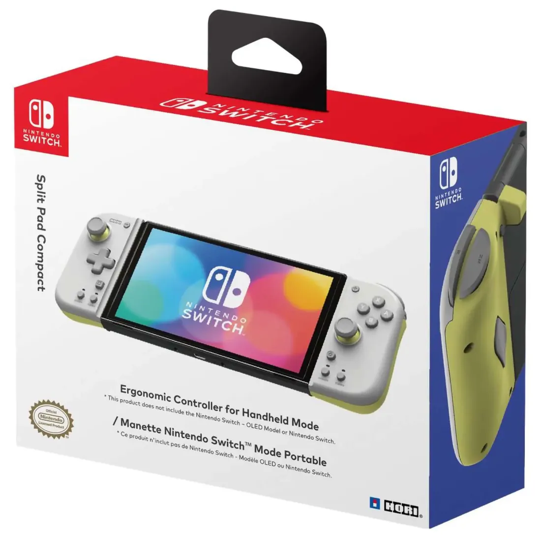Nintendo Switch Контроллеры Hori Split Pad Compact (Grey x Yellow) для консоли Switch (NSW-373U)