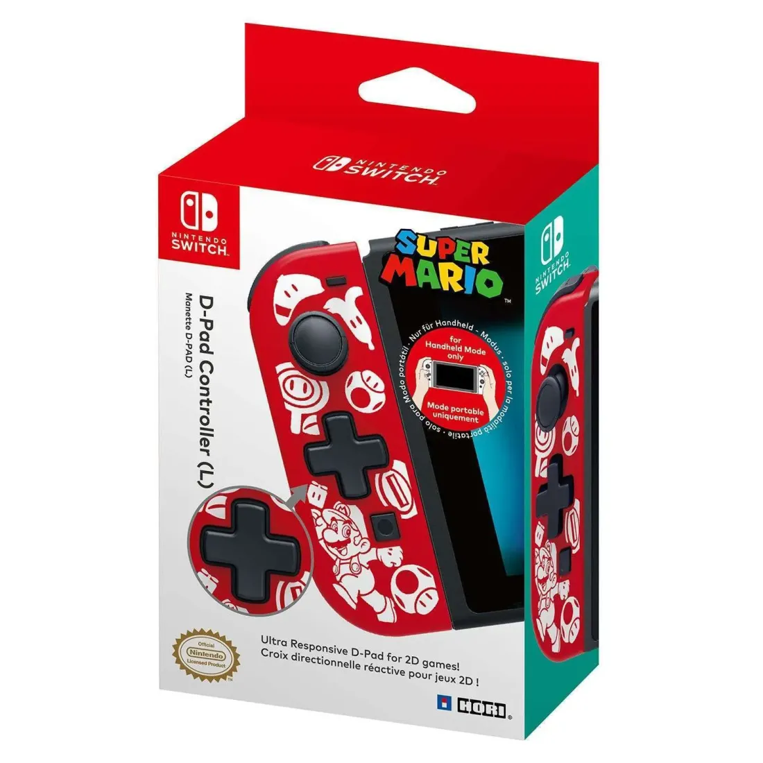 Nintendo Switch D-PAD контроллер (Super Mario) (L) для консоли Switch (NSW-151U)