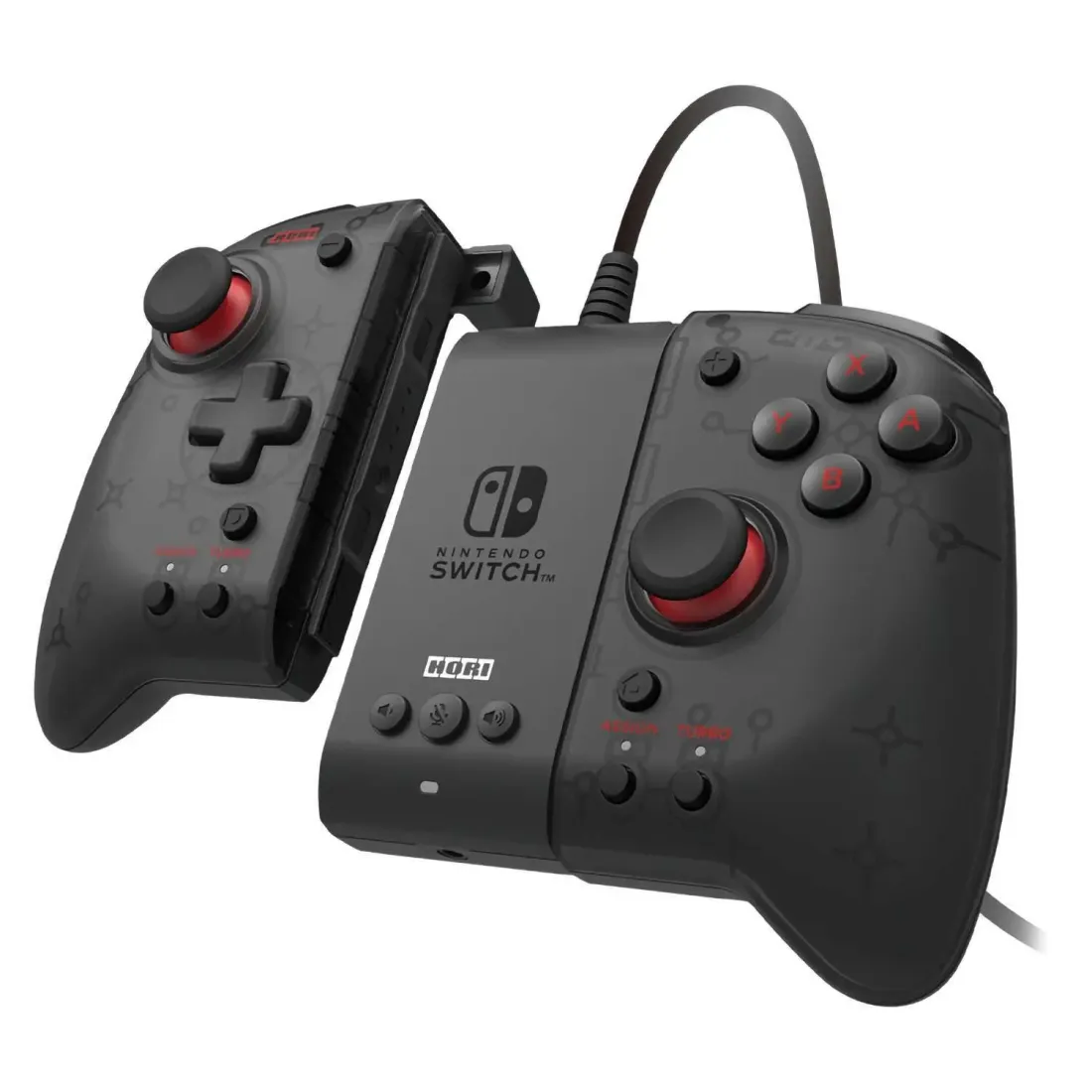 Nintendo Switch Контроллеры Hori Split Pad Pro Attachment Set (Black) для консоли Switch (NSW-371U)