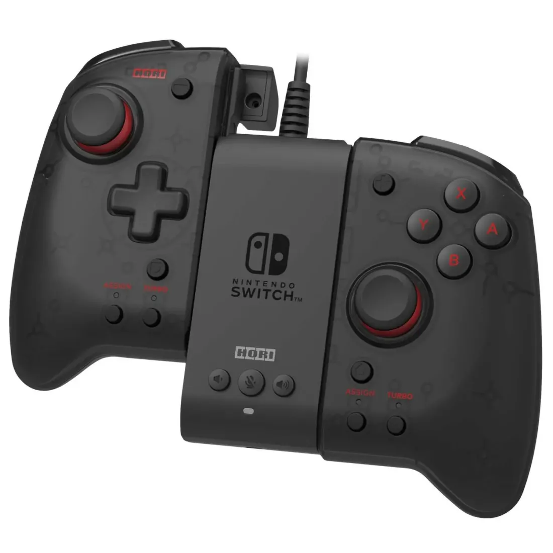 Nintendo Switch Контроллеры Hori Split Pad Pro Attachment Set (Black) для консоли Switch (NSW-371U)