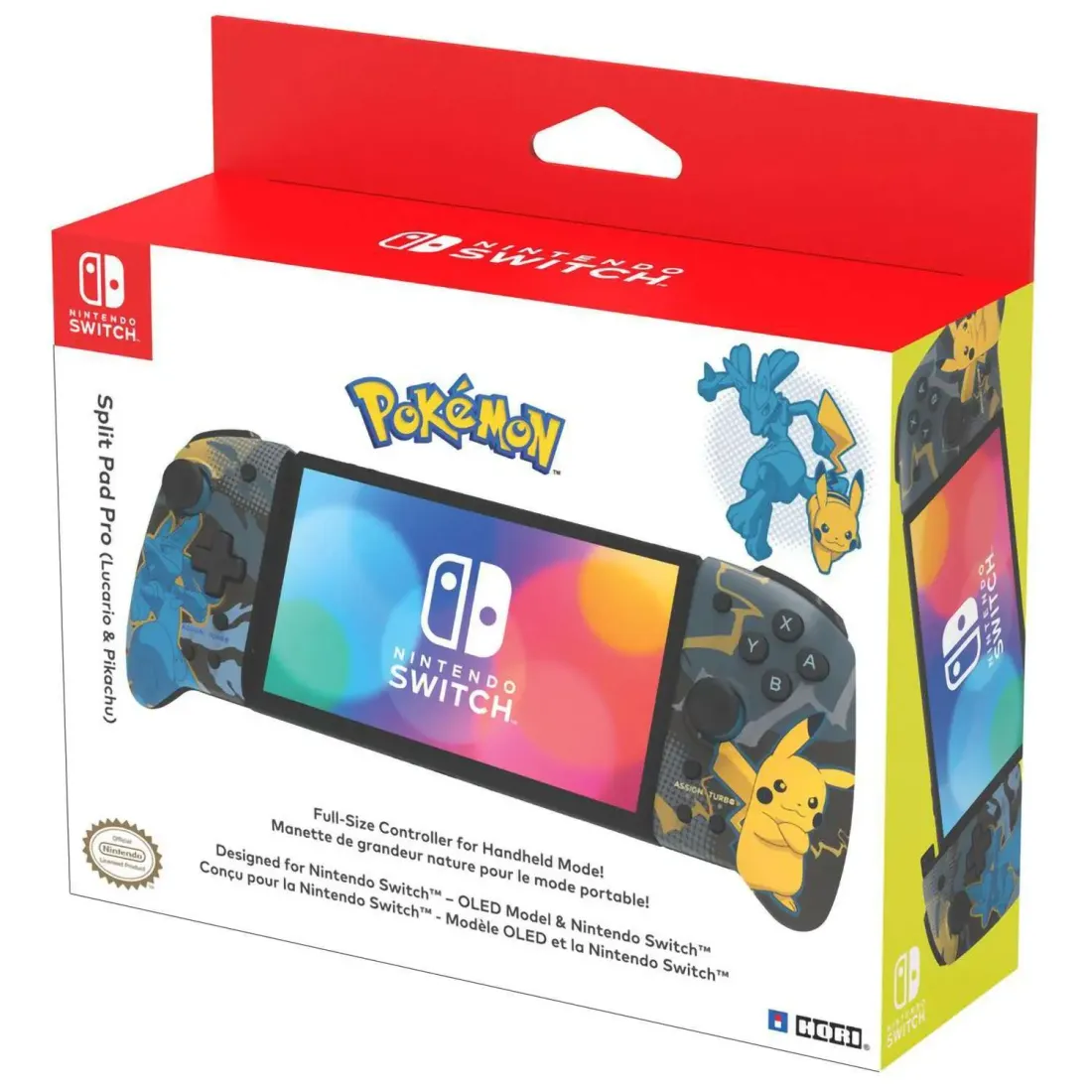Nintendo Switch Контроллеры Hori Split pad pro (Lucario & Pikachu) для консоли Switch (NSW-414U)