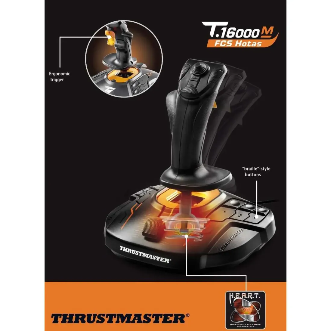 Набор Thrustmaster T-16000M FCS HOTAS: Джойстик, Руд,PC + бонусный код от War Thunder