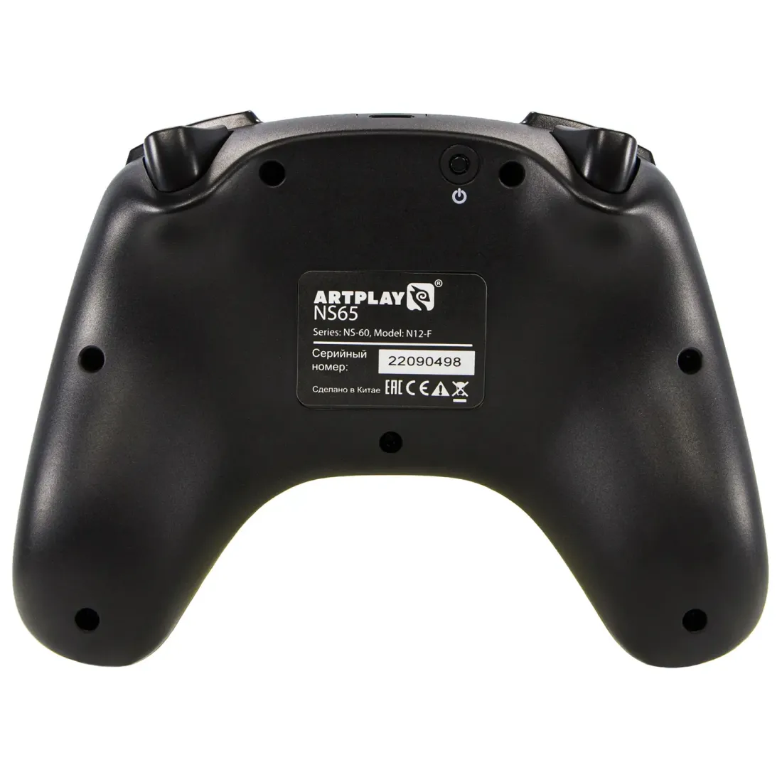 Геймпад Artplays NS65 для Nintendo Switch/PC, черно-бирюзовый (2,4G, li-ion, NFC, dualvibro)