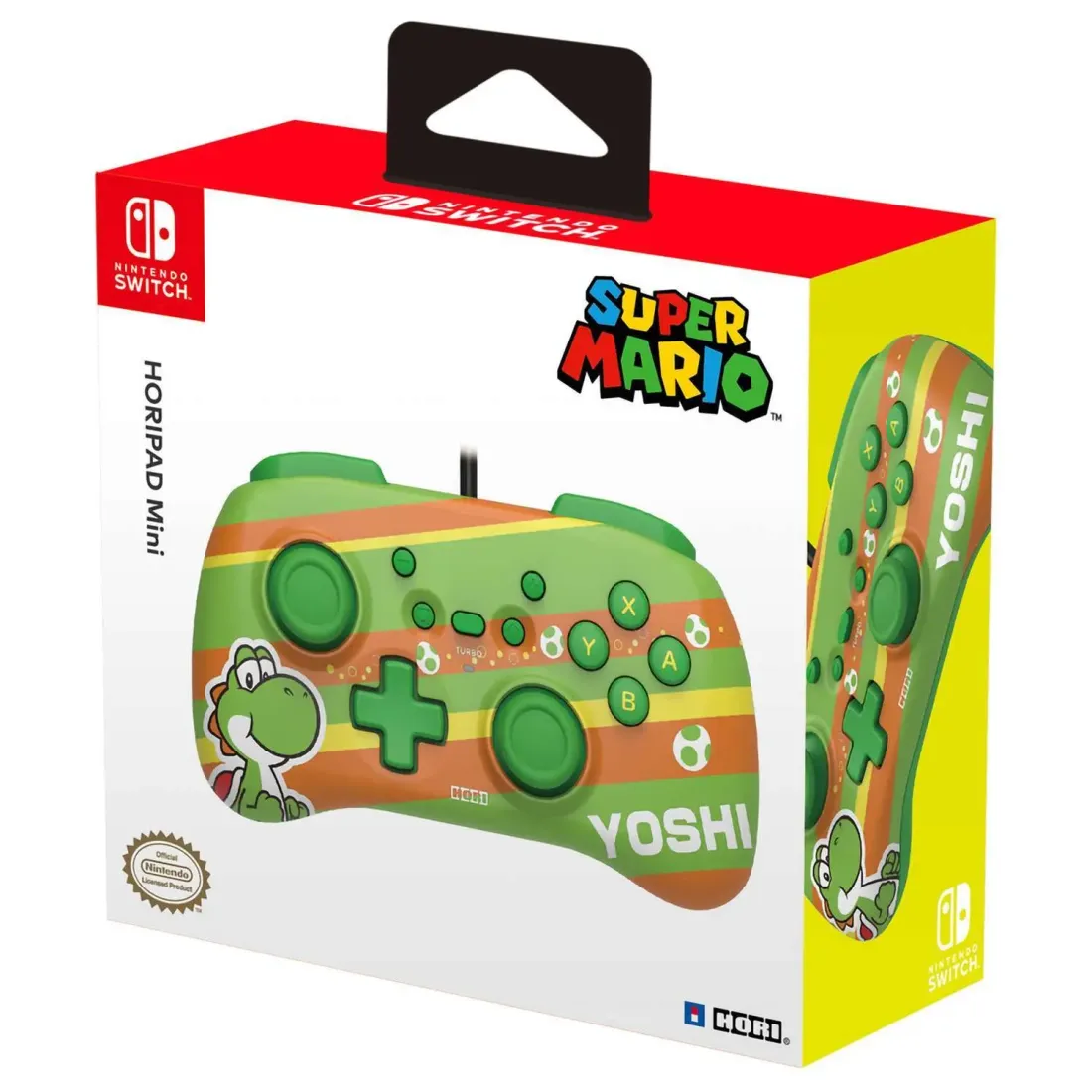 Nintendo Switch Геймпад HORIPAD Mini (YOSHI) для консоли Switch (NSW-368U)