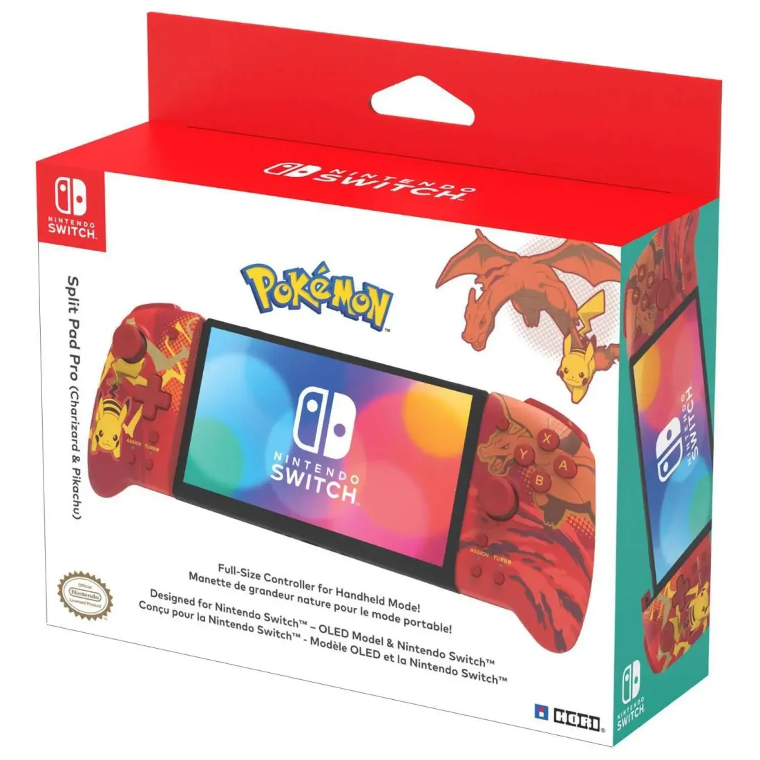 Nintendo Switch Контроллеры Hori Split pad pro (Charizard & Pikachu) для консоли Switch (NSW-413U)