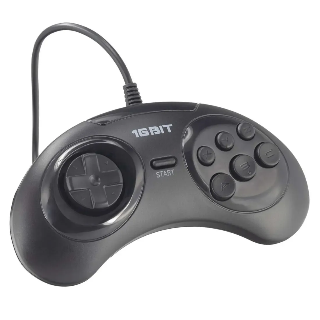 Retro Genesis Controller 16 Bit джойстик проводной с кнопкой Mode