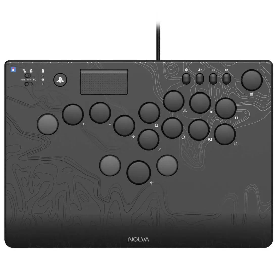 PS5 Аркадный контроллер Hori Nolva mechanical all-button arcade PS5,PS4,ПК (SPF-049E)